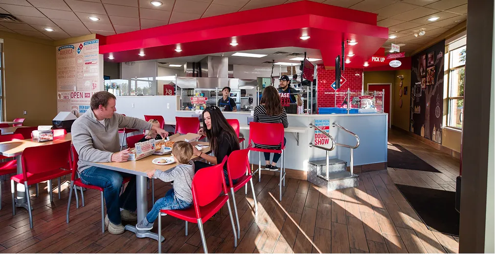 Domino's store interior