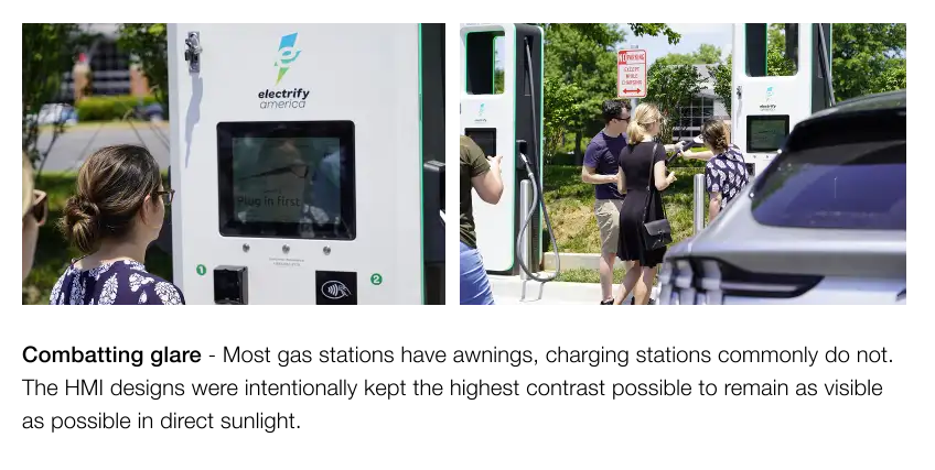 HMI field testing in the parking lot
