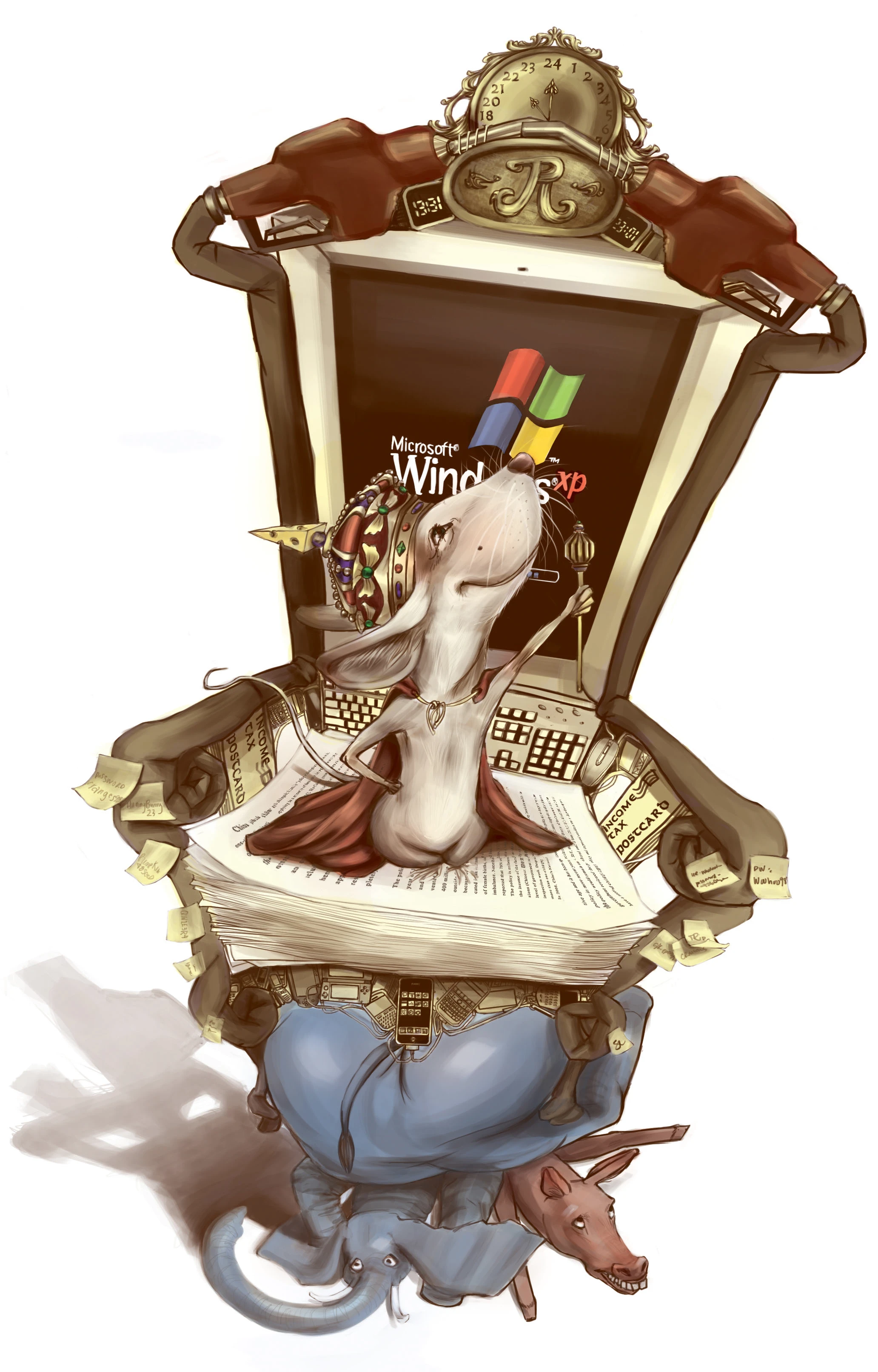 Children healthcare illustration