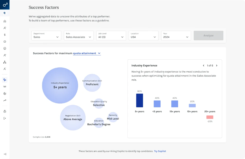Key Factors Round 1 — bubble visualization